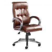 Cantania managers chair in brown leather