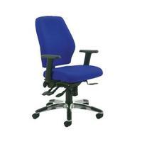 cappela agility high back posture blue chair kf73886