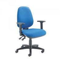 Capella Intro Posture Chair With Lumbar Support Blue KF74282