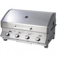 Cadac Meridian Counter Top Gas BBQ , Stainless Steel, 4 Burner