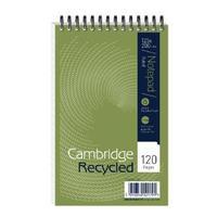 Cambridge Recycled Reporters Notebook Ruled 120 Pages Pack of 10