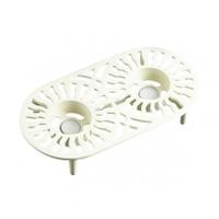 Cast in Style Double Table Heater Trivet, Cream, Double