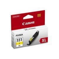 canon cli 551y xl high yield yellow ink cartridge