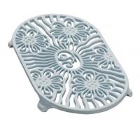 Cast In Style Cast Iron Sun Flower Trivet, Ivory, One Size