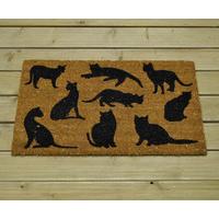 Cat Montage Design Coir Doormat by Gardman