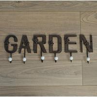Cast Iron Garden Letters with Hooks by Fallen Fruits