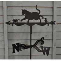 Cat & Mouse Design Garden Weather Vane by Gardman