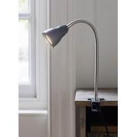 cavendish clip light in charcoal by garden trading