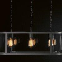 cadogan trio light in charcoal by garden trading