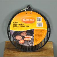 cast iron chiminea bbq grill 26cm by gardeco