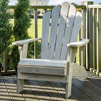 CAREFREE UNCLE JACKS ADIRONDACK CHAIR in Grey