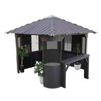 canadian spa frazer freestanding gazebo with assembly service