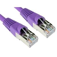 CAT6A Ethernet Cable 2m Orange - Full Copper Shielded FTP