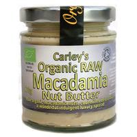 Carley's Organic Raw Macadamianut Butter 170g