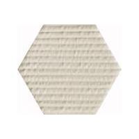 Carton Ivory Matt Hexagon Tiles - 126x110x10mm