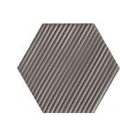 Carton Fango Grey Matt Hexagon Tiles - 126x110x10mm