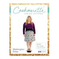 Cashmerette Ladies Plus Size Easy Sewing Pattern Washington Dress