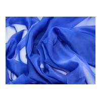 Cationic Chiffon Dress Fabric Royal Blue