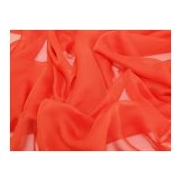 Cationic Chiffon Dress Fabric Burnt Orange