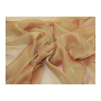 Cationic Chiffon Dress Fabric Gold