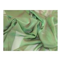 Cationic Chiffon Dress Fabric Emerald Green