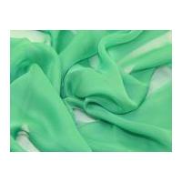 Cationic Chiffon Dress Fabric Bright Green