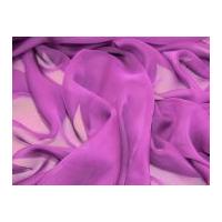 Cationic Chiffon Dress Fabric Bright Purple