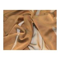 Cationic Chiffon Dress Fabric Bronze