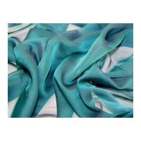 Cationic Chiffon Dress Fabric Jade Green