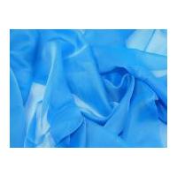 Cationic Chiffon Dress Fabric Kingfisher