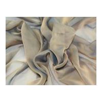 Cationic Chiffon Dress Fabric Mocha