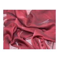 Cationic Chiffon Dress Fabric Wine