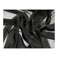 Cationic Chiffon Dress Fabric Black