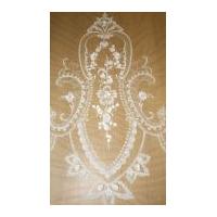 caroline vintage style placement lace couture bridal lace fabric ivory