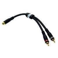 Cables To Go Velocity RCA Jack/RCA Plug x2 Adaptor Y-Cable