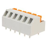 camdenboss cstb6 6 way 12a 45 degree terminal block 508mm