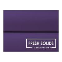 Camelot Fabrics Fresh Solids Poplin Quilting Fabric Grape