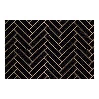 Camelot Fabrics Nightfall Herringbone Poplin Quilting Fabric Black