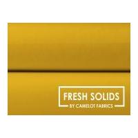 Camelot Fabrics Fresh Solids Poplin Quilting Fabric Gold