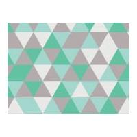 Camelot Fabrics Triangles Elixir Quilting Fabric Mint