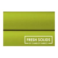 Camelot Fabrics Fresh Solids Poplin Quilting Fabric Lime