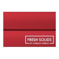 Camelot Fabrics Fresh Solids Poplin Quilting Fabric Ruby