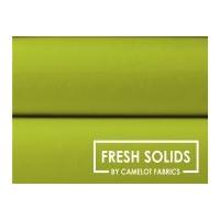 Camelot Fabrics Fresh Solids Poplin Quilting Fabric Lime