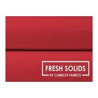 camelot fabrics fresh solids poplin quilting fabric ruby