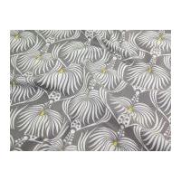 Camelot Fabrics The Design Studio Dahlia Quilting Fabric Grey