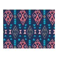 camelot fabrics what a gem tribal quilting fabric navy