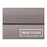 Camelot Fabrics Fresh Solids Poplin Quilting Fabric Zinc