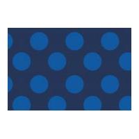 Camelot Fabrics Singin\' the Blues Jumbo Dots Poplin Quilting Fabric