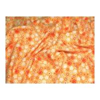 Camelot Fabrics Itty Bitty Ditsy Floral Quilting Fabric Orange