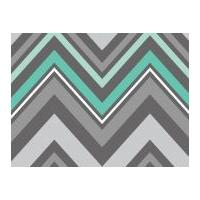 Camelot Fabrics Mint Condition Chevron Quilting Fabric Grey